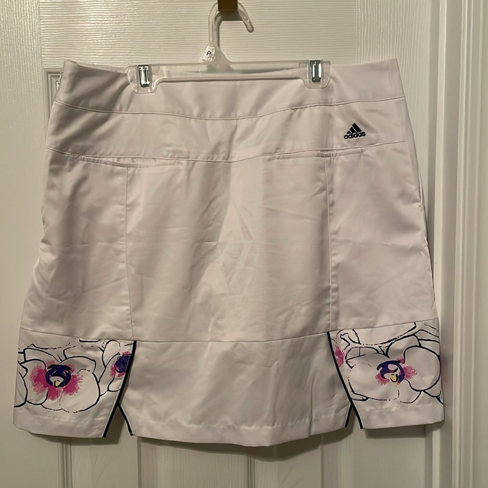 Adidas climacool athletic tennis skirt skort. Size 10. - Picture 2 of 5